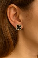 Orecchini Ultima Edizione Donna in Argento OAO7371-NERO-GIALLO